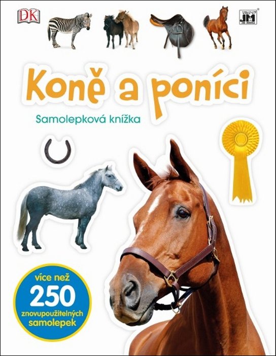 Samolepková knížka Koně a poníci