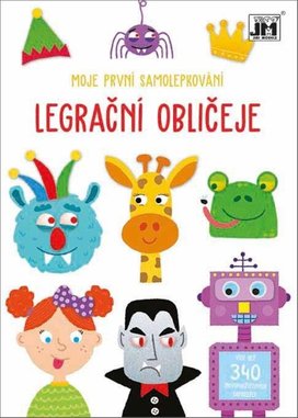 Moje první samolepkování Legrační obličeje