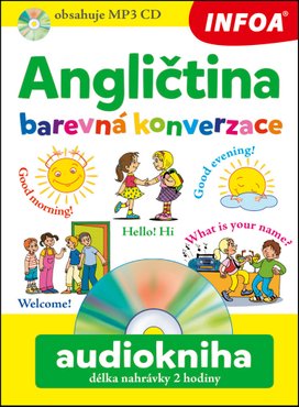 Angličtina barevná konverzace Audiokniha délka nahrávky 2 hodiny