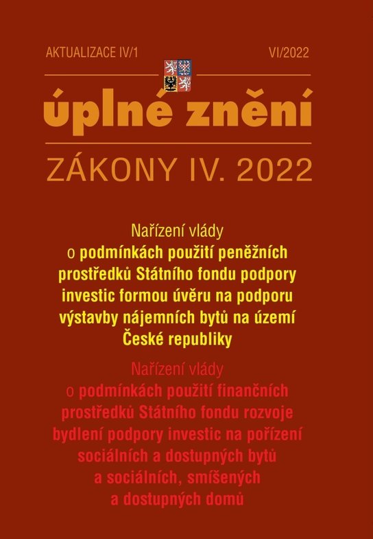 Aktualizace IV/1 2022