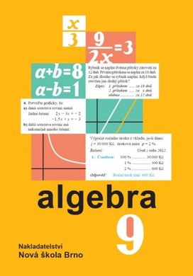 Algebra 9 učebnice