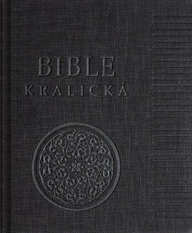 Poznámková Bible kralická černá