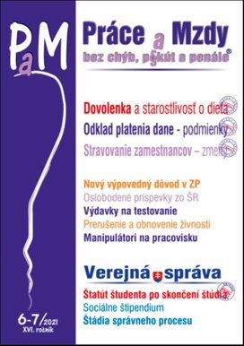 Práce a mzdy 6-7/2021