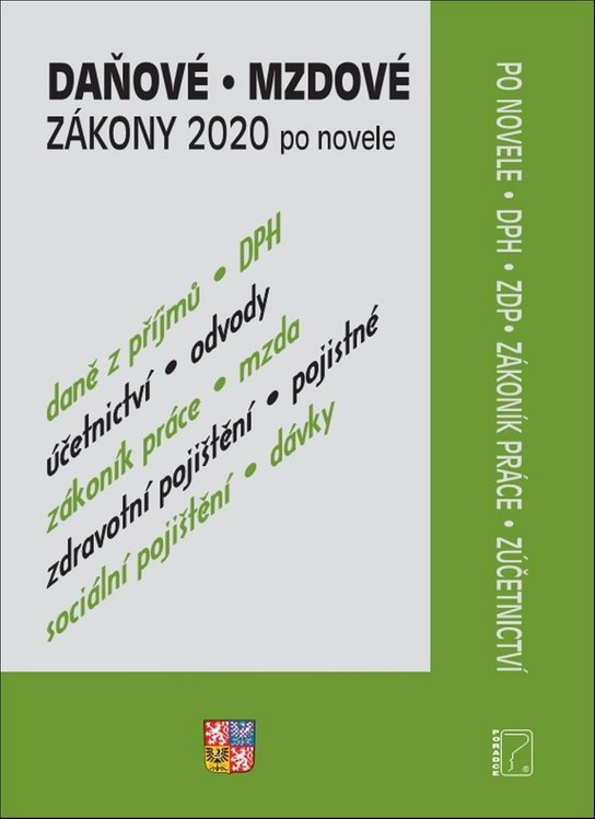 Daňové a mzdové zákony 2020 po novele