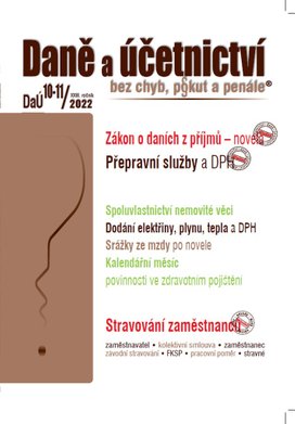 Daně a účetnictví bez chyb, pokut a penále 10-11/2022