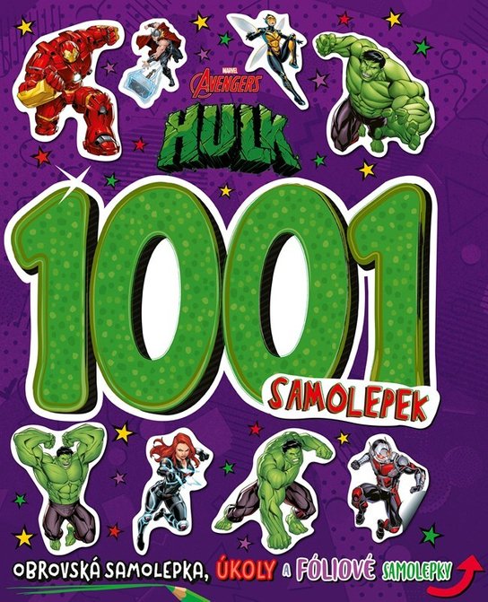 Marvel Avengers Hulk 1001 samolepek