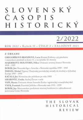 Slovenský časopis historický 2/2022