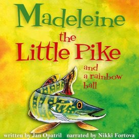Madeleine the Little Pike and a rainbow ball