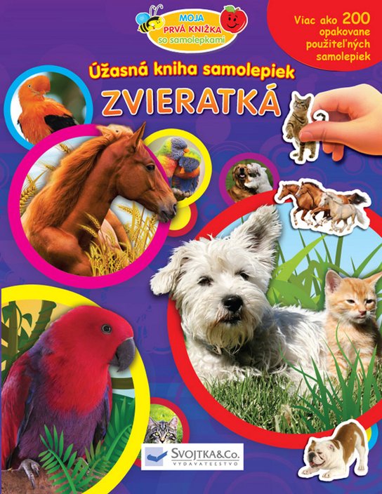 Úžasná kniha samolepiek Zvieratká