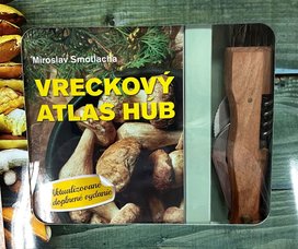 Vreckový atlas húb + hubársky nôž
