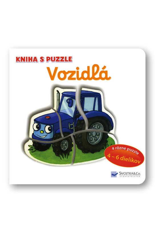 Vozidlá Kniha s puzzle