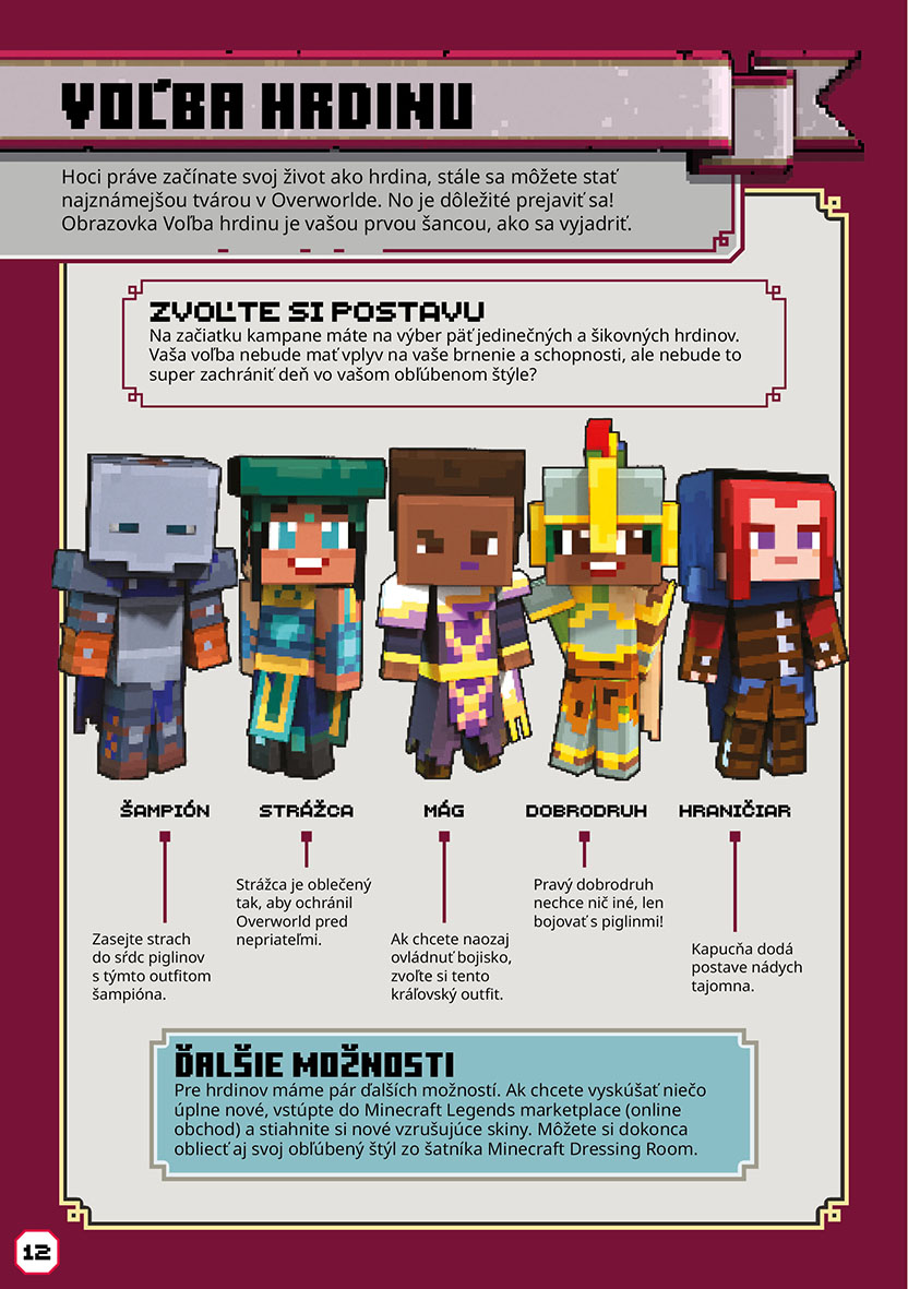 Minecraft Legends - Príručka hrdinu na záchranu sveta