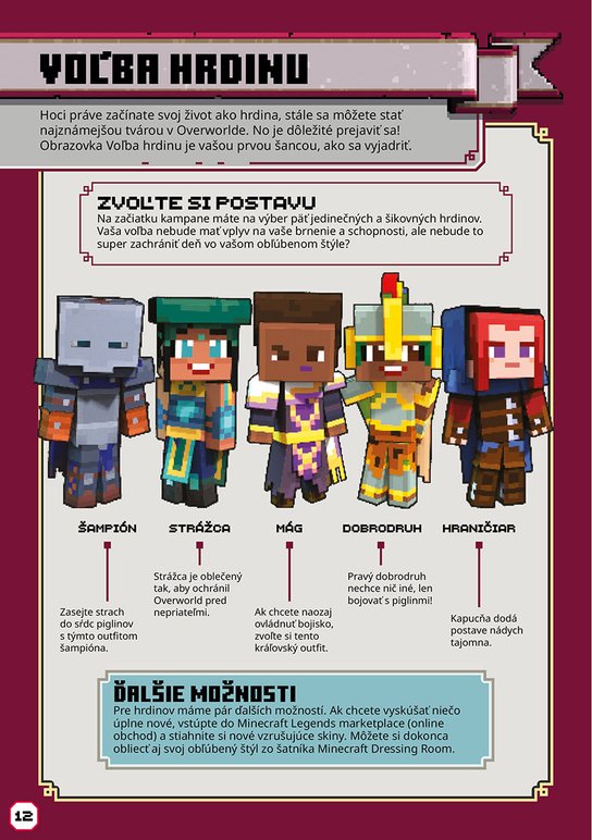 Minecraft Legends - Príručka hrdinu na záchranu sveta