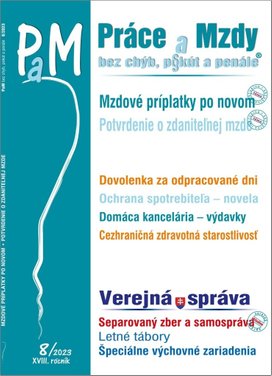 Práce a Mzdy, bez chýb, pokút a penále 8/2023