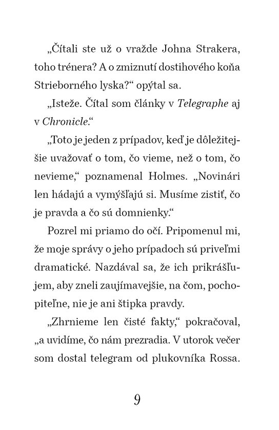 Sherlock Holmes vyšetruje: Strieborný lysko