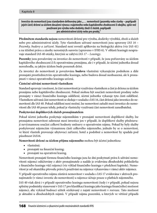 Finanční účetnictví a výkaznictví podle mezinárodních standardů IFRS