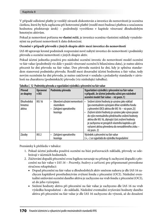 Finanční účetnictví a výkaznictví podle mezinárodních standardů IFRS