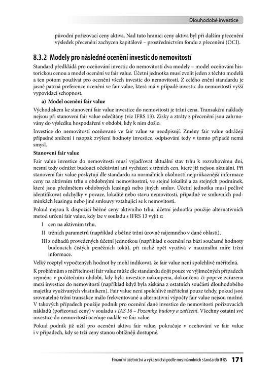 Finanční účetnictví a výkaznictví podle mezinárodních standardů IFRS