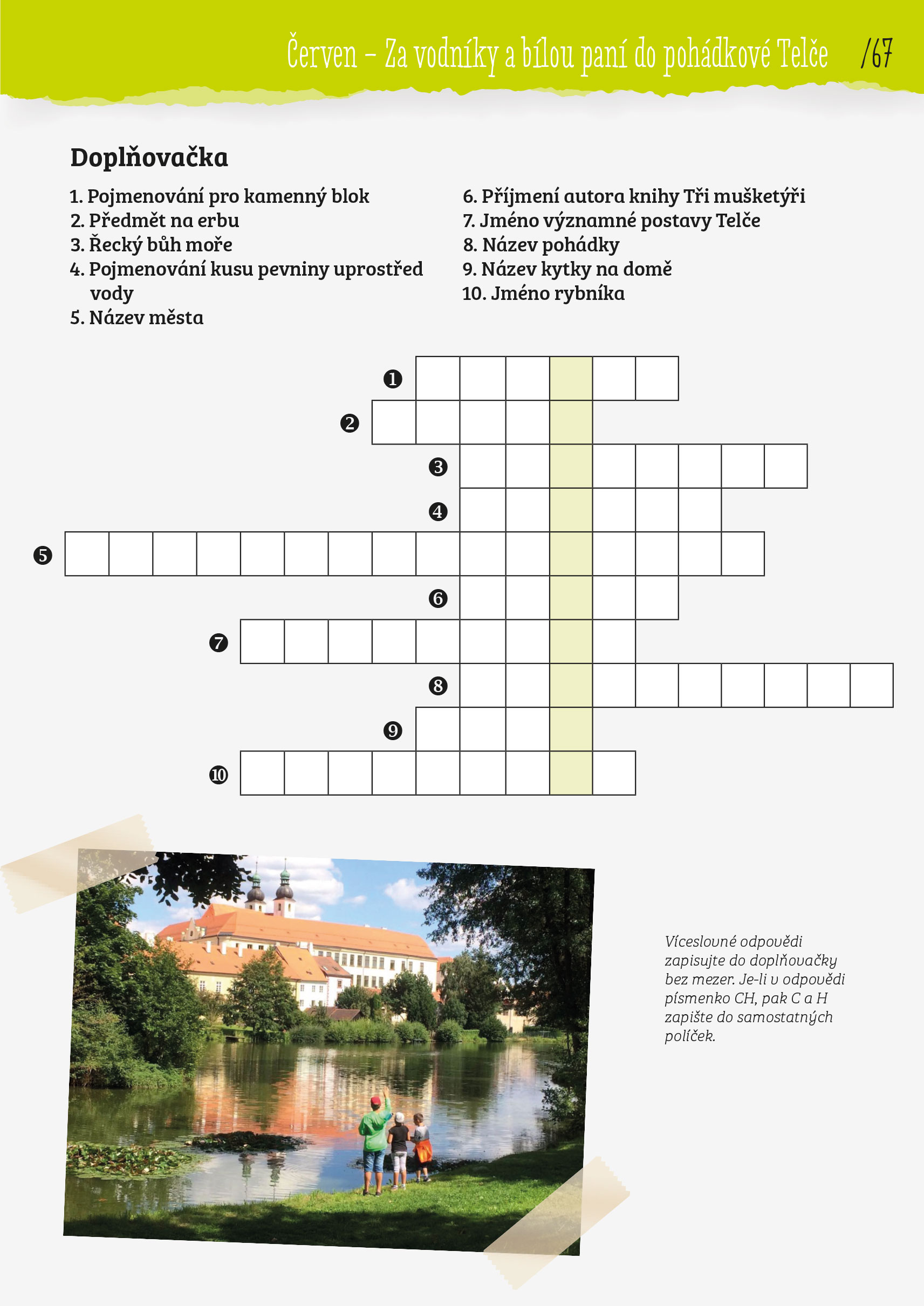 Výlety s tajenkou