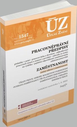 ÚZ 1547 Pracovněprávní předpisy