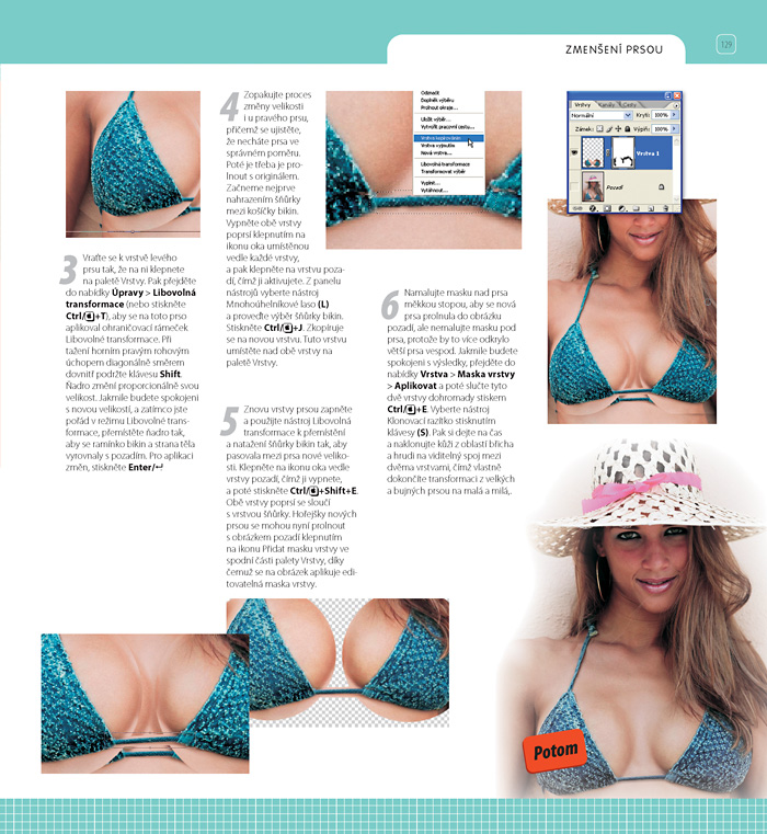 Plastická chirurgie ve Photoshopu