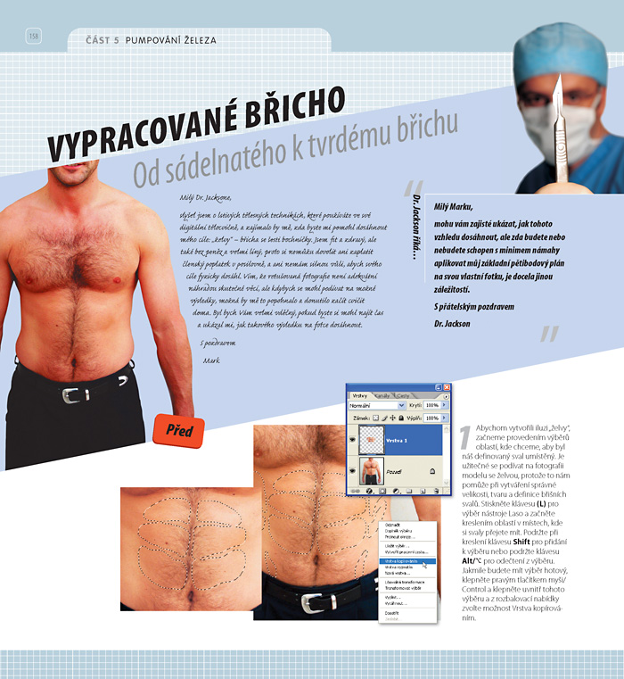 Plastická chirurgie ve Photoshopu