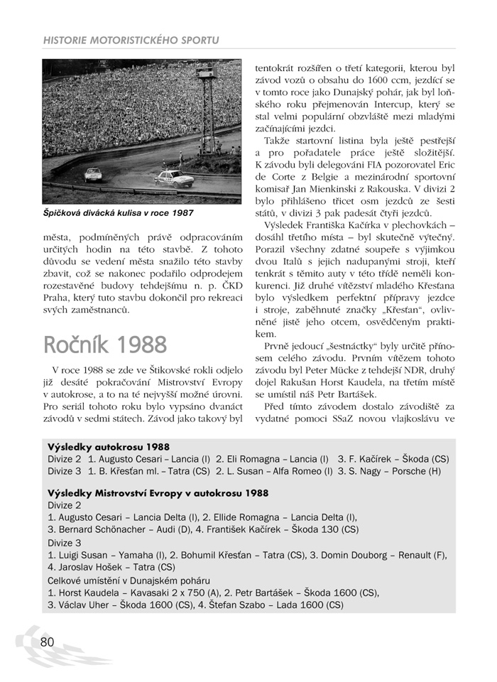 Historie motoristického sportu