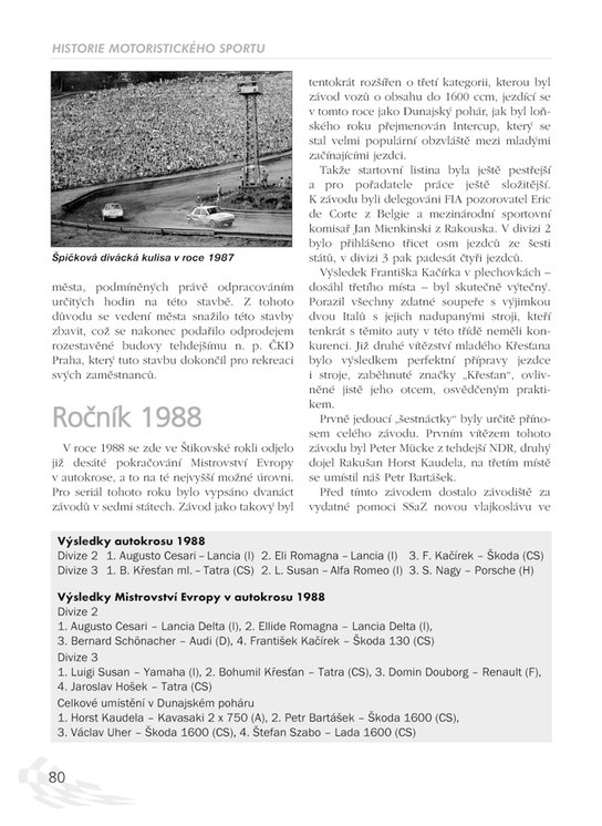 Historie motoristického sportu