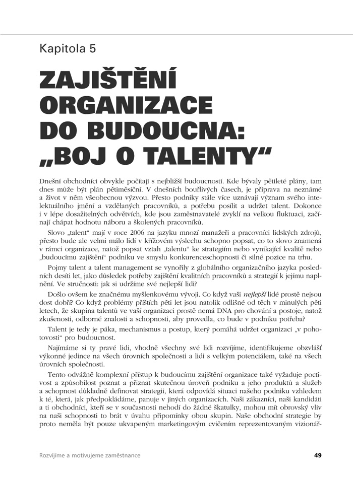 Rozvíjíme a motivujeme zaměstnance