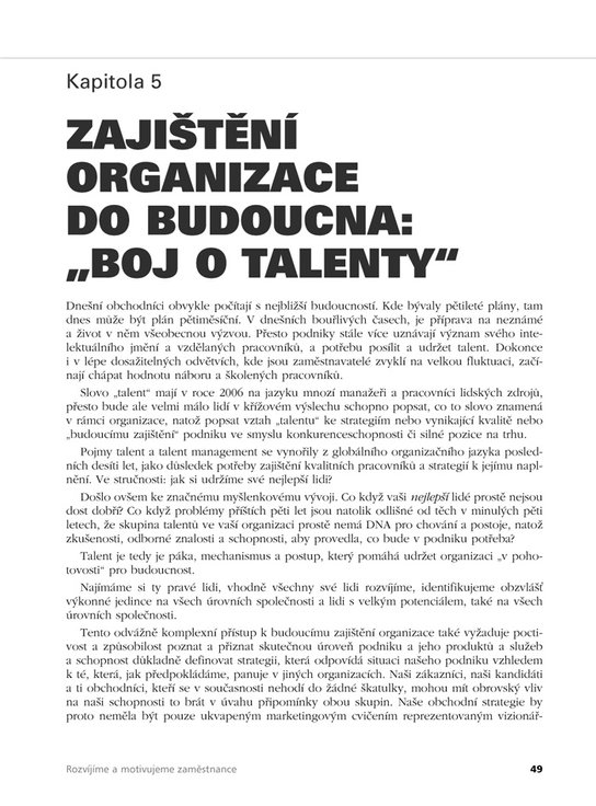 Rozvíjíme a motivujeme zaměstnance