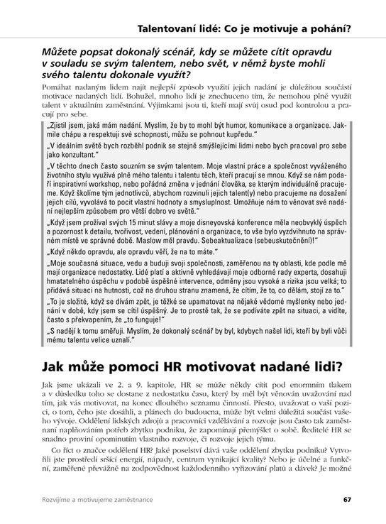 Rozvíjíme a motivujeme zaměstnance