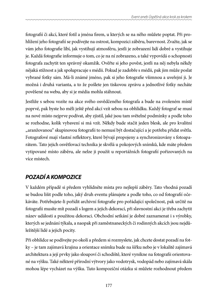 Event aneb Úspěšná akce krok za krokem