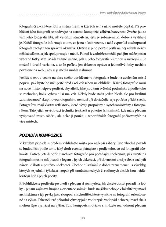 Event aneb Úspěšná akce krok za krokem