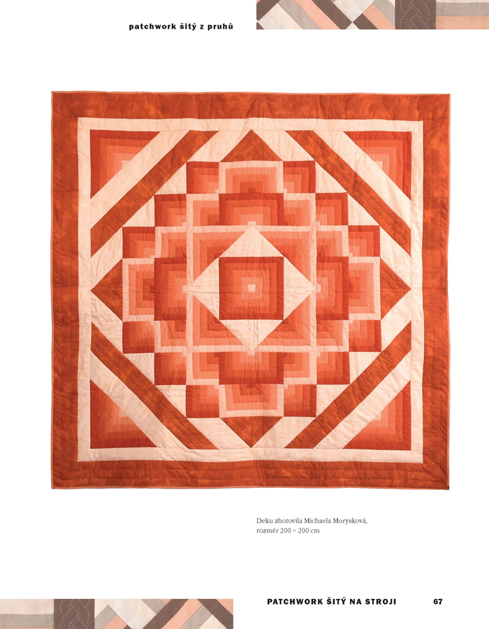 Patchwork šitý na stroji