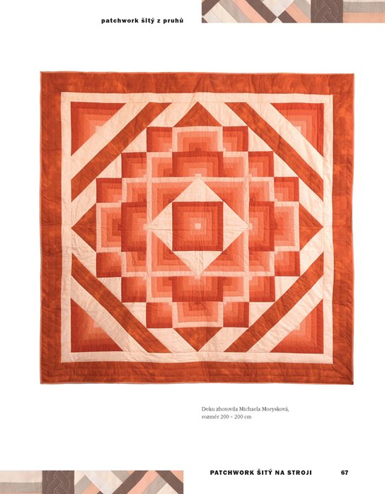 Patchwork šitý na stroji