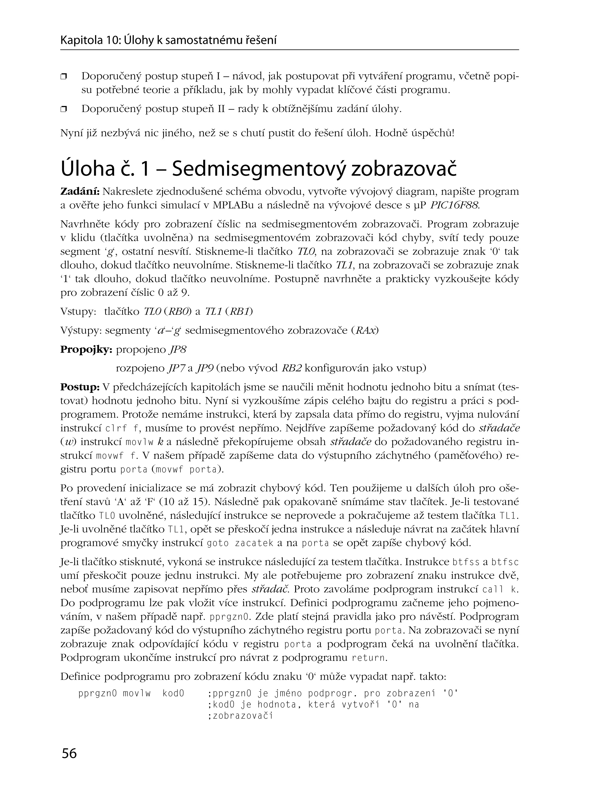 Programování mikroprocesorů
