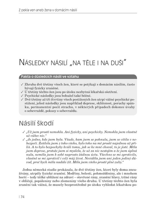 Žena a domácí násilí - Z pekla ven
