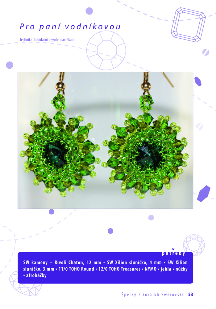 Šperky z korálků Swarovski