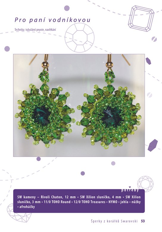 Šperky z korálků Swarovski