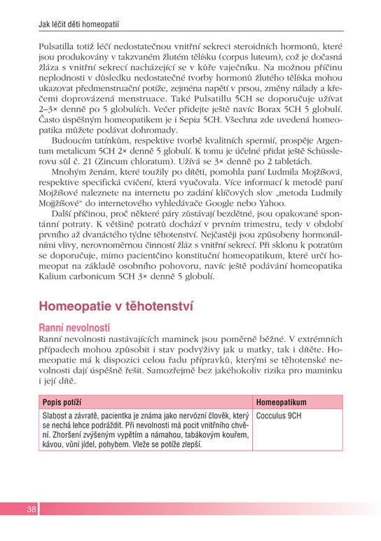 Jak léčit děti homeopatií