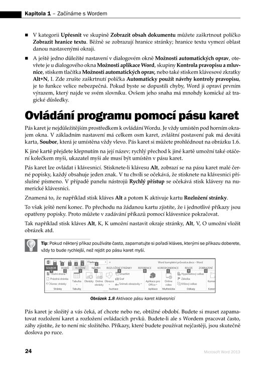 Microsoft Word 2013 Podrobná uživatelská příručka