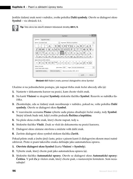 Microsoft Word 2013 Podrobná uživatelská příručka