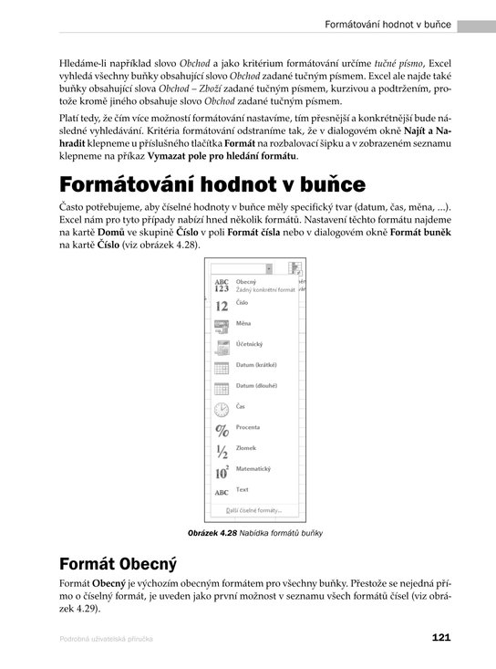 Microsoft Excel 2013 Podrobná uživatelská příručka