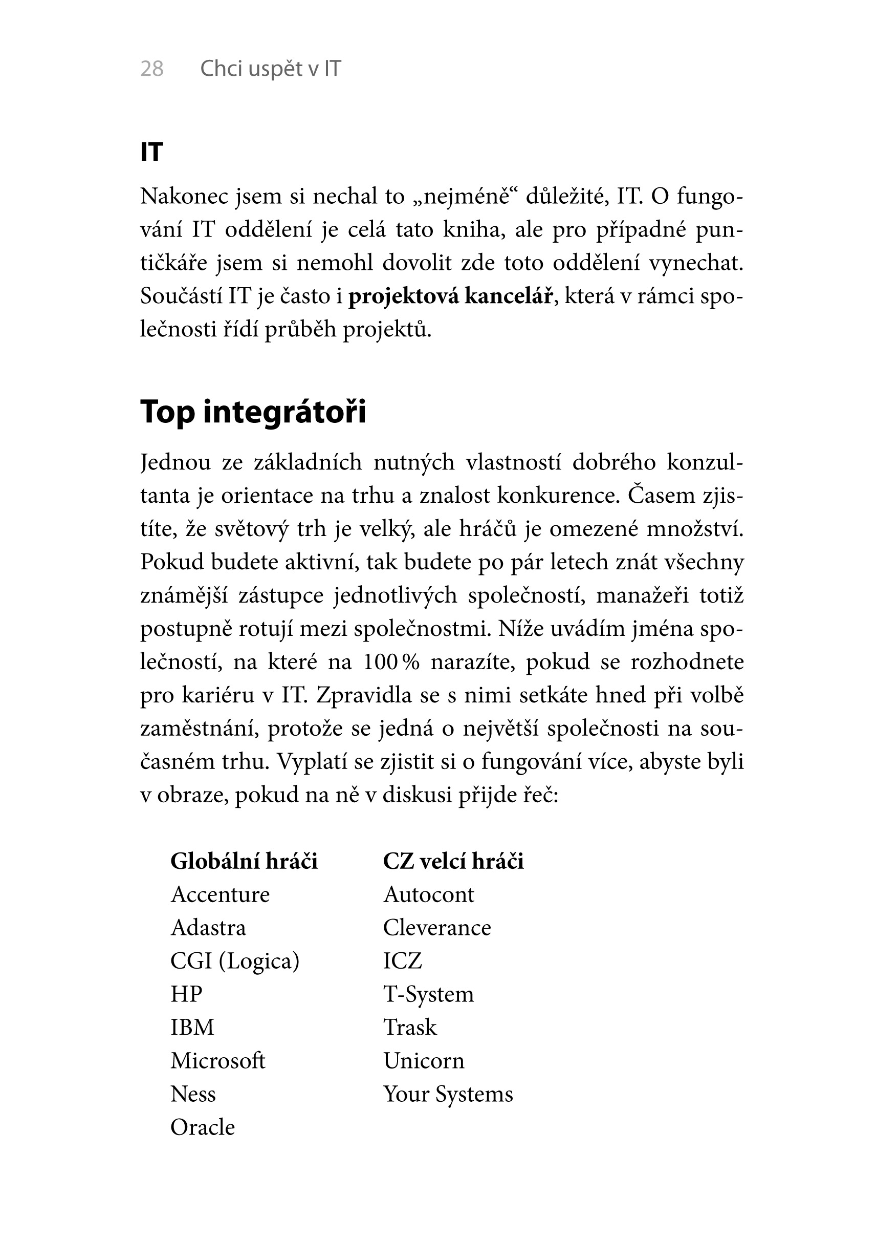 Chci uspět v IT