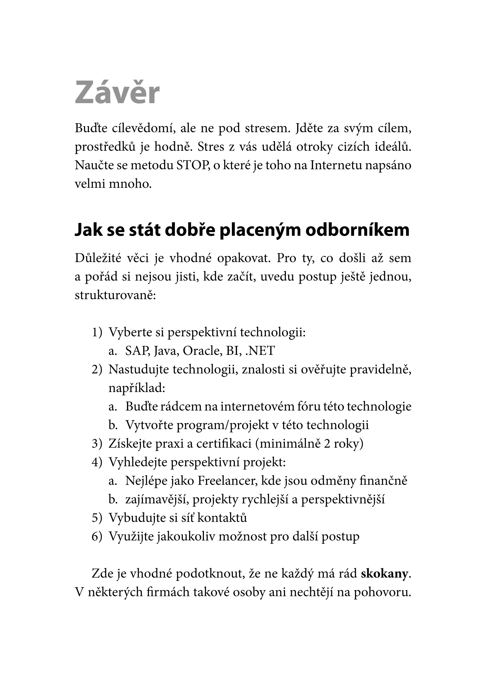 Chci uspět v IT