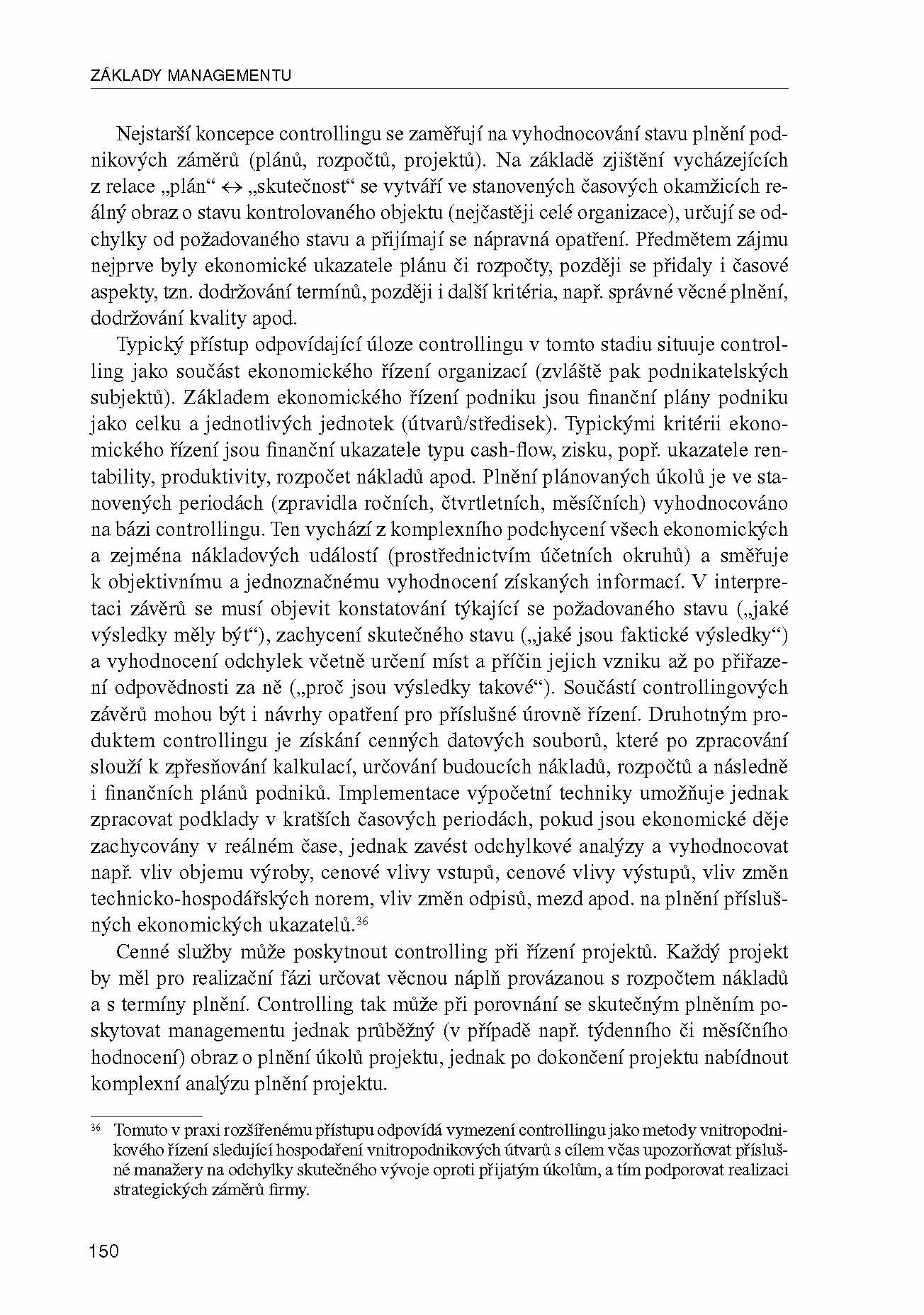 Management - Základy, moderní manažerské přístupy, výkonnost a prosperita