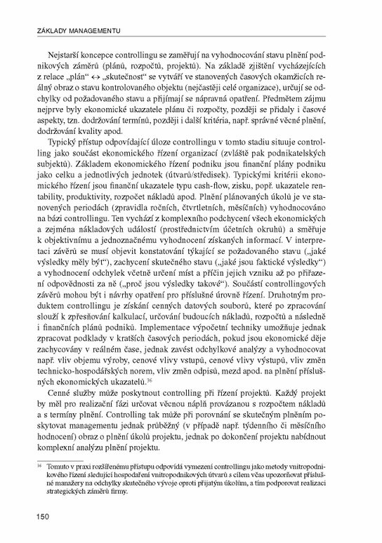 Management - Základy, moderní manažerské přístupy, výkonnost a prosperita