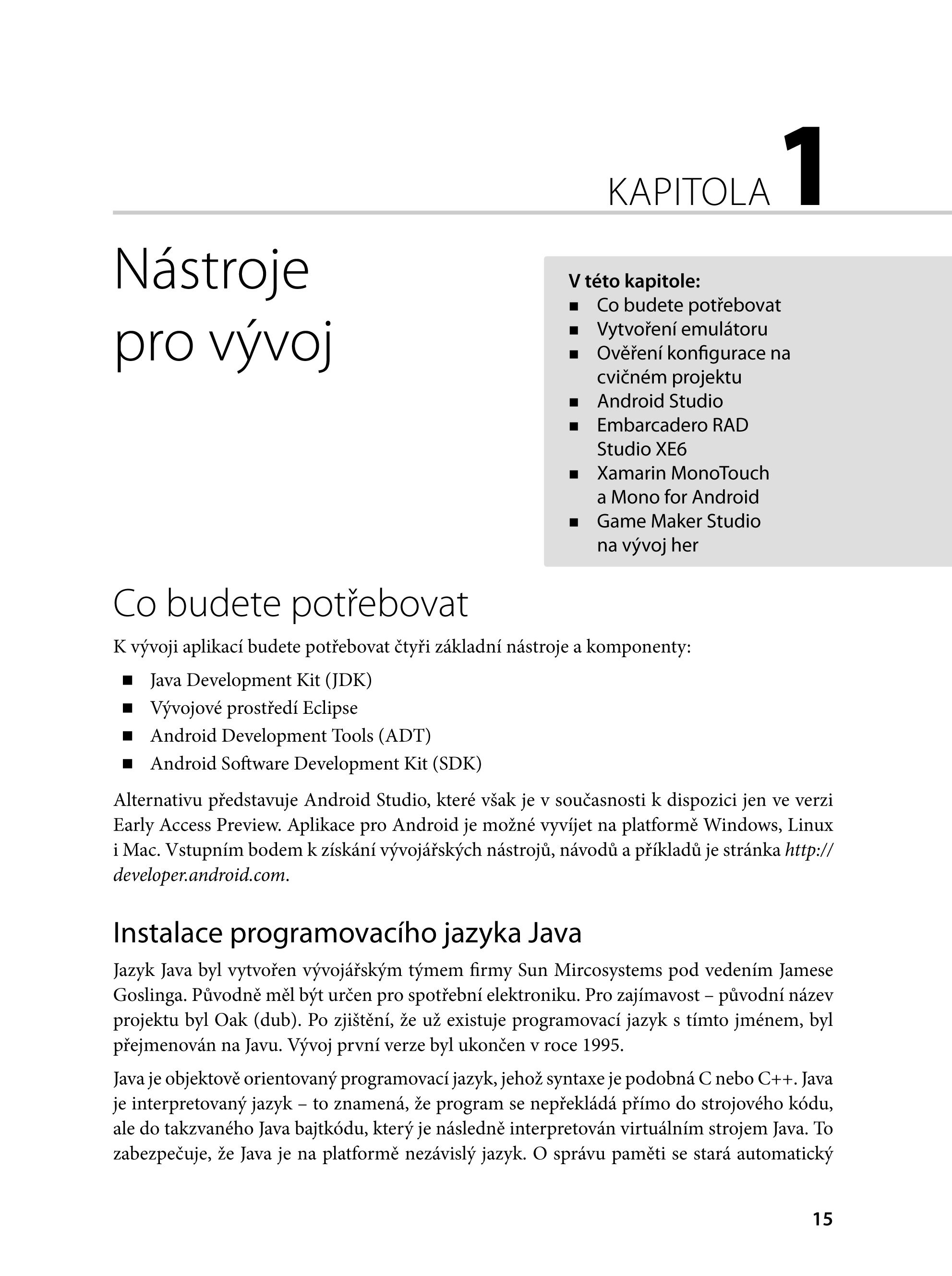 Vývoj aplikací pro Android