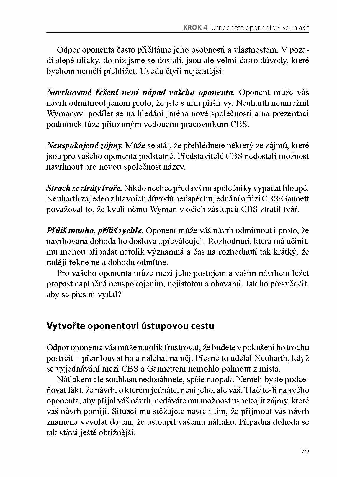 Jak překonat nesouhlas. Zásady vyjednávání s lidmi, s nimiž nelze vyjednávat