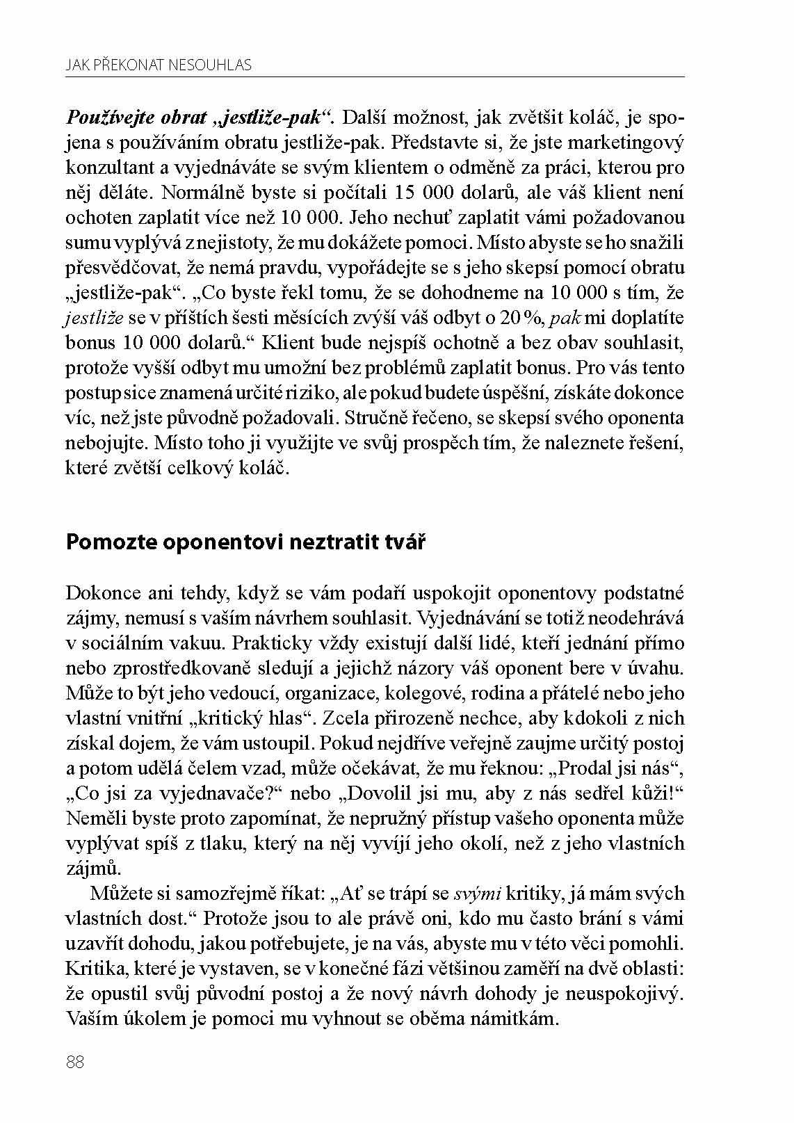 Jak překonat nesouhlas. Zásady vyjednávání s lidmi, s nimiž nelze vyjednávat